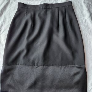 Liz Claiborne Night Black Pencil Skirt Size 8-